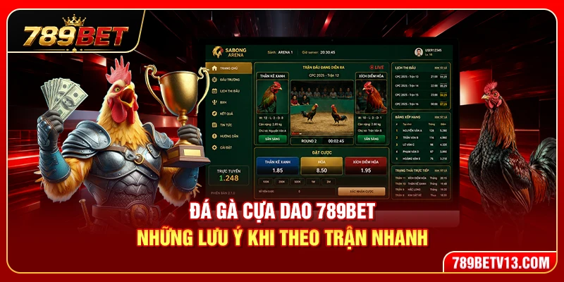 Đá Gà Cựa Dao 789BET – Những Lưu Ý Khi Theo Trận Nhanh 3 Đá Gà Cựa Dao 789BET – Những Lưu Ý Khi Theo Trận Nhanh
