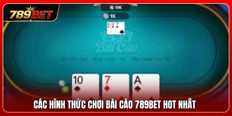 Danh sách các loại hình bài cào 789BET phổ biến hiện nay