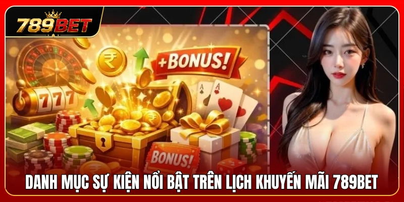 Tổng hợp sự kiện nổi bật xuất hiện tại lịch khuyến mãi 789BET 